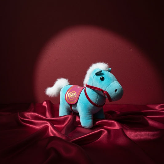 Peluche Cavallo verdeacqua