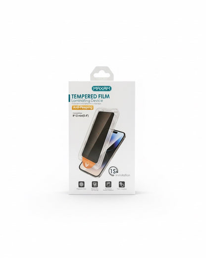 Vetro temperato (privacy) iPhone 12mini (5.4”)