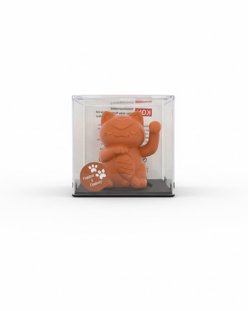Lucky cat orange